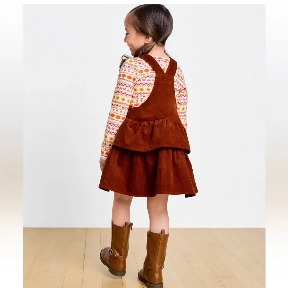 🧡 Girls Pumpkin Harvest 2-Piece Set - Hot spice NWT ‼️FINAL SALE